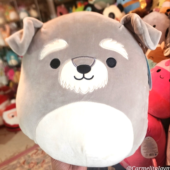Squishmallows Other - SHAUN 🐶 Gray Schnauzer Original Squishmallow by Kelly Toy ☆》NWT《☆